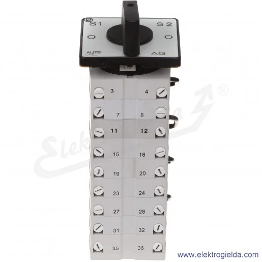 Łącznik krzywkowy pulpitowy S100JDN0818 A8 100A IP40 Łącznik krzywkowy pulpitowy S100JDN0818 A8 100A IP40