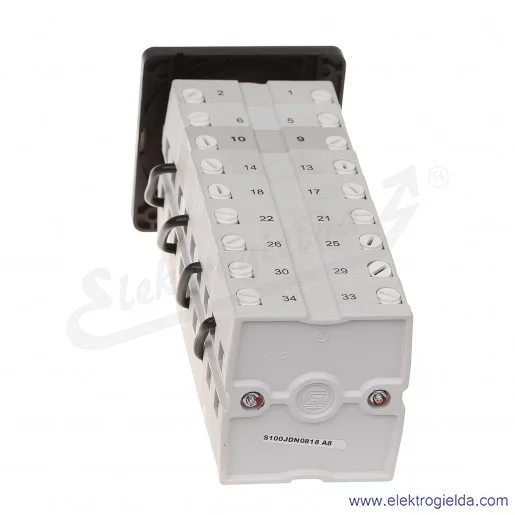 Łącznik krzywkowy pulpitowy S100JDN0818 A8 100A IP40 Łącznik krzywkowy pulpitowy S100JDN0818 A8 100A IP40