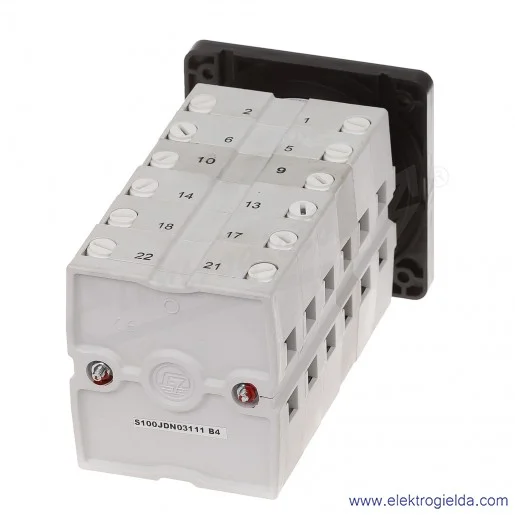 Łącznik krzywkowy pulpitowy S100JDN03111 B4 100A IP40 Łącznik krzywkowy pulpitowy S100JDN03111 B4 100A IP40