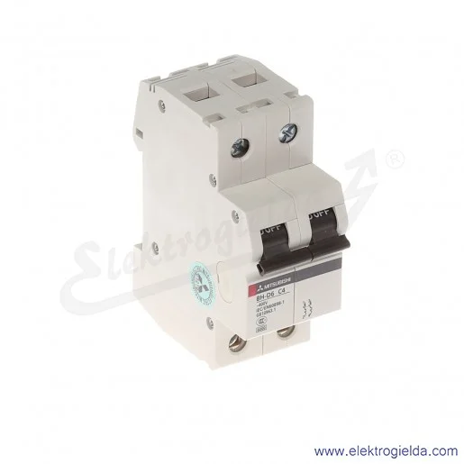 Wyłącznik instalacyjny 247738, BH-D6, 2P, 4A, TYP C Wyłącznik instalacyjny 247738, BH-D6, 2P, 4A, TYP C