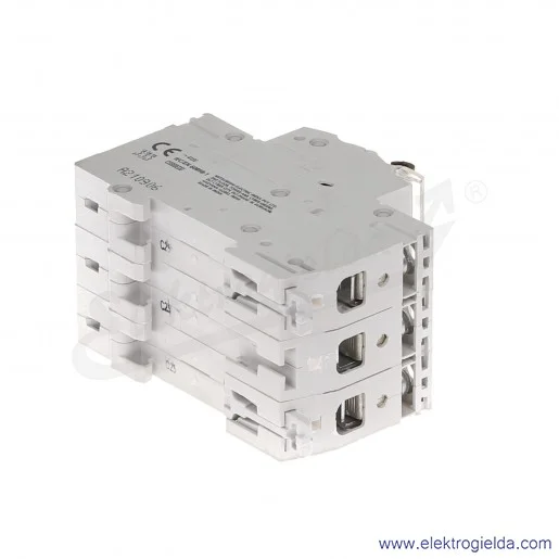 Wyłącznik instalacyjny 291993, BHW-T10, 3P, 25A, TYP C Wyłącznik instalacyjny 291993, BHW-T10, 3P, 25A, TYP C