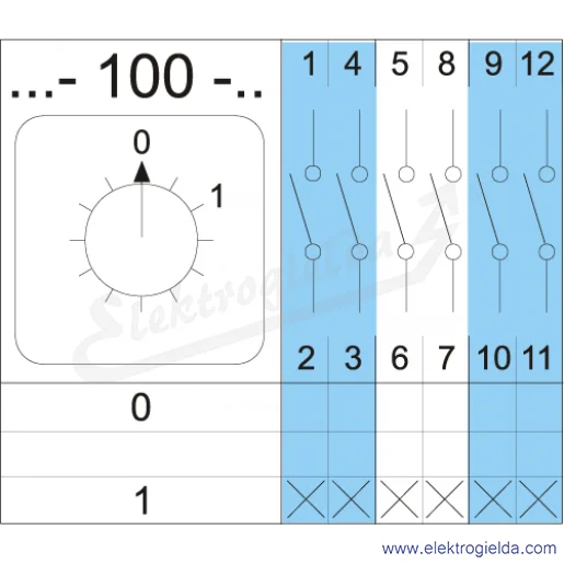 Schemat łączenia 4G40-100-PK Schemat łączenia 4G40-100-PK