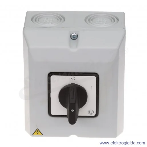 Łącznik krzywkowy S40JPD1103 A6 40A 0-1 3P IP65 w obudowie Łącznik krzywkowy S40JPD1103 A6 40A 0-1 3P IP65 w obudowie