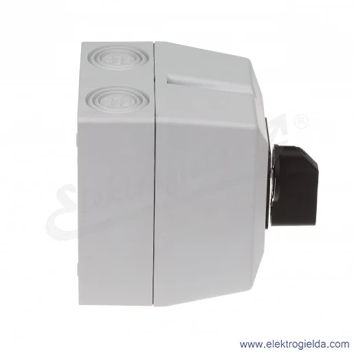 Łącznik krzywkowy S63JPD9151 C6 63A L-0-P 3 fazy IP65 w obudowie Łącznik krzywkowy S63JPD9151 C6 63A L-0-P 3 fazy IP65 w obudowie