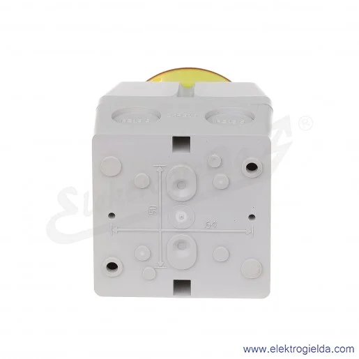 Łącznik krzywkowy kłódka S16JPUM1103 A6R 16A 0-1 3P IP65 żółto-czerwony w obudowie Łącznik krzywkowy kłódka S16JPUM1103 A6R 16A 0-1 3P IP65 żółto-czerwony w obudowie