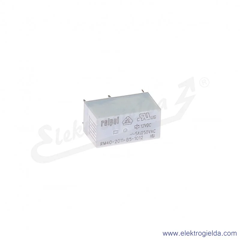 Przekaźnik miniaturowy RM40-2011-85-1012 1P 12VDC do obwodów drukowanych