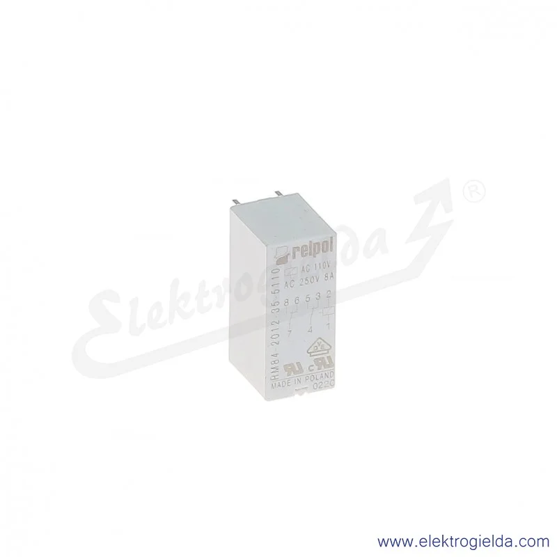 Przekaźnik miniaturowy RM84-2012-35-1009 2P 9VDC do gniazd i obwodów drukowanych