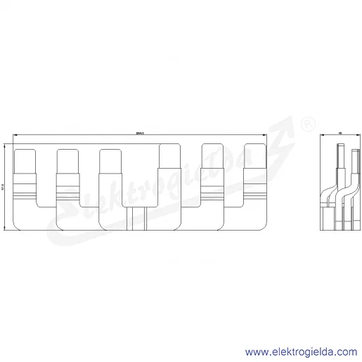 Rysunek wymiarowy Rysunek wymiarowy