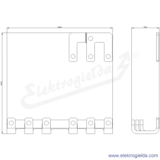 Rysunek wymiarowy Rysunek wymiarowy