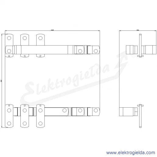 Rysunek wymiarowy Rysunek wymiarowy