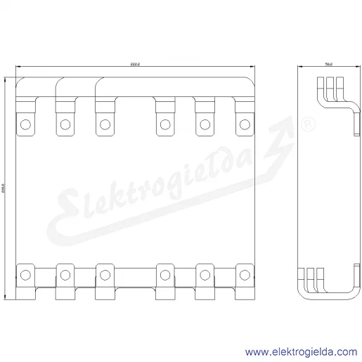 Rysunek wymiarowy Rysunek wymiarowy