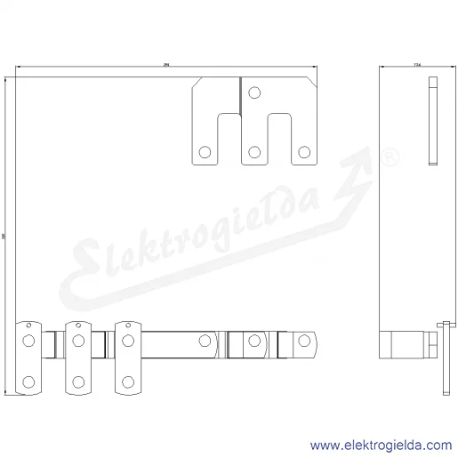 Rysunek wymiarowy Rysunek wymiarowy