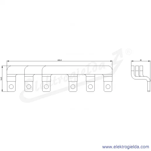 Rysunek wymiarowy Rysunek wymiarowy