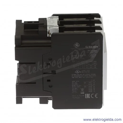 Stycznik CL10A300MU 400V AC 50/60 HZ, 55KW/400V AC-3, 140A AC-1, 3-polowy Stycznik CL10A300MU 400V AC 50/60 HZ, 55KW/400V AC-3, 140A AC-1, 3-polowy