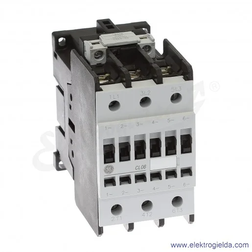 Stycznik CL06A300M6 230V AC 50/60 HZ, 22KW/400V AC-3, 90A AC-1, 3-polowy Stycznik CL06A300M6 230V AC 50/60 HZ, 22KW/400V AC-3, 90A AC-1, 3-polowy