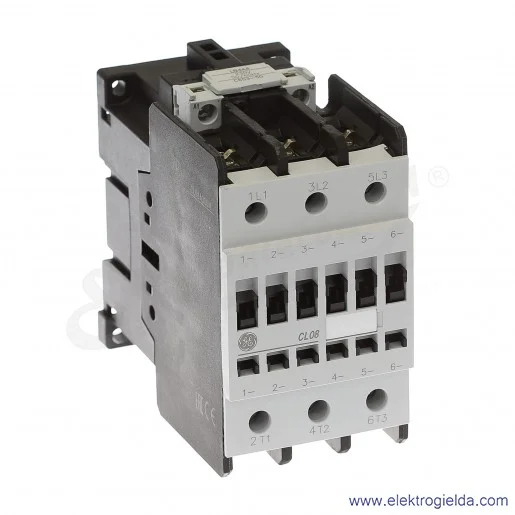 Stycznik CL08A300M6 230V AC 50/60 HZ, 37KW/400V AC-3, 110A AC-1, 3-polowy Stycznik CL08A300M6 230V AC 50/60 HZ, 37KW/400V AC-3, 110A AC-1, 3-polowy