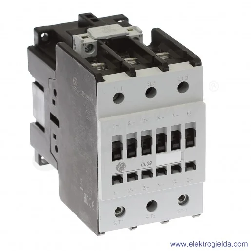 Stycznik CL09A300M6 230V AC 50/60 HZ, 45KW/400V AC-3, 140A AC-1, 3-polowy Stycznik CL09A300M6 230V AC 50/60 HZ, 45KW/400V AC-3, 140A AC-1, 3-polowy