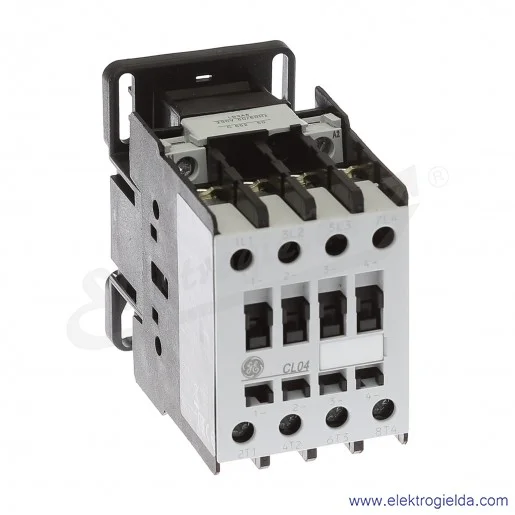 Stycznik CL04A400M6 230V AC 50/60 HZ, 16KW/400V AC-3, 60A AC-1, 4-polowy Stycznik CL04A400M6 230V AC 50/60 HZ, 16KW/400V AC-3, 60A AC-1, 4-polowy