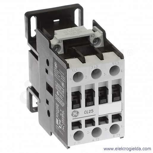 Stycznik CL25A300T6 230V AC 50/60 HZ, 11KW/400V AC-3, 45A AC-1, 3-polowy Stycznik CL25A300T6 230V AC 50/60 HZ, 11KW/400V AC-3, 45A AC-1, 3-polowy