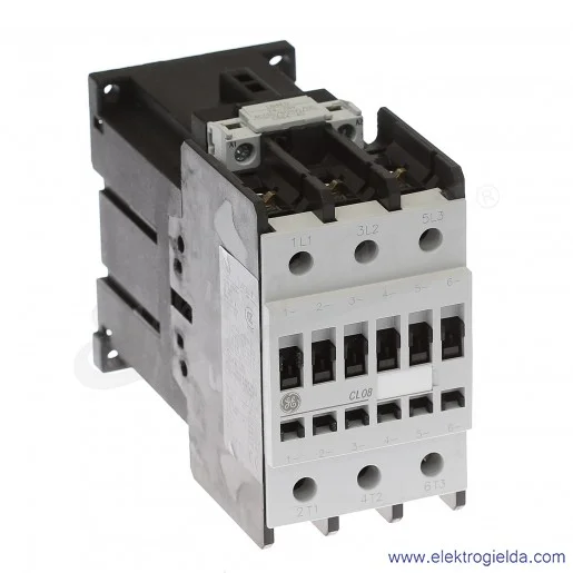 Stycznik CL08E300MD 24V AC/DC 50/60 HZ, 37KW/400V AC-3, 110A AC-1, 3-polowy Stycznik CL08E300MD 24V AC/DC 50/60 HZ, 37KW/400V AC-3, 110A AC-1, 3-polowy