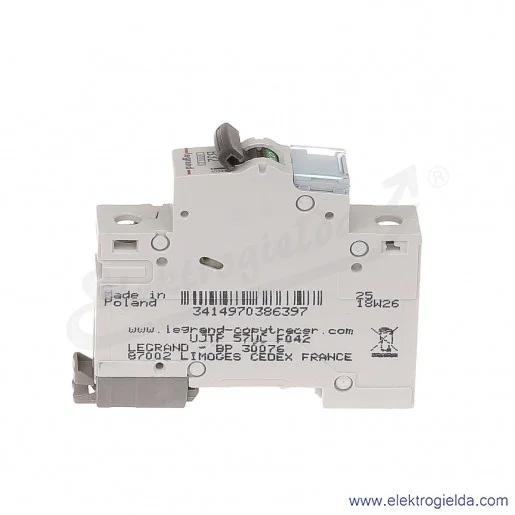 Wyłącznik nadprądowy S301 B 32 1P 6kA AC TX3 Wyłącznik nadprądowy S301 B 32 1P 6kA AC TX3