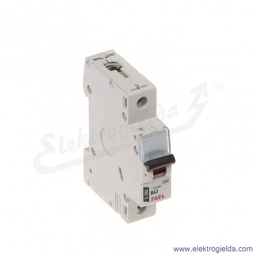 Wyłącznik nadprądowy S301 B 63 1P 6kA AC TX3 Wyłącznik nadprądowy S301 B 63 1P 6kA AC TX3