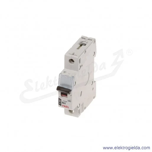 Wyłącznik nadprądowy S301 B 63 1P 6kA AC TX3 Wyłącznik nadprądowy S301 B 63 1P 6kA AC TX3