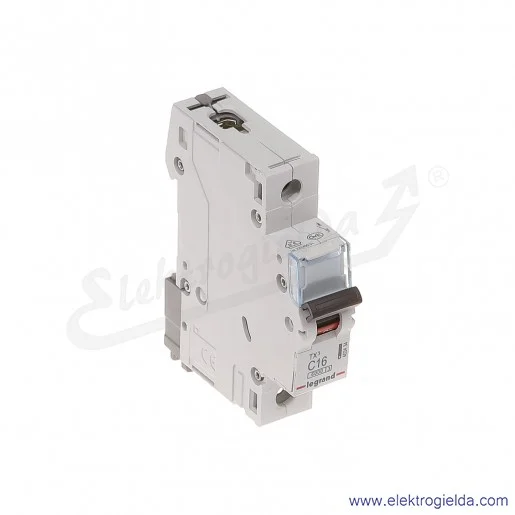 Wyłącznik nadprądowy S301 C 16 1P 6kA AC TX3 Wyłącznik nadprądowy S301 C 16 1P 6kA AC TX3