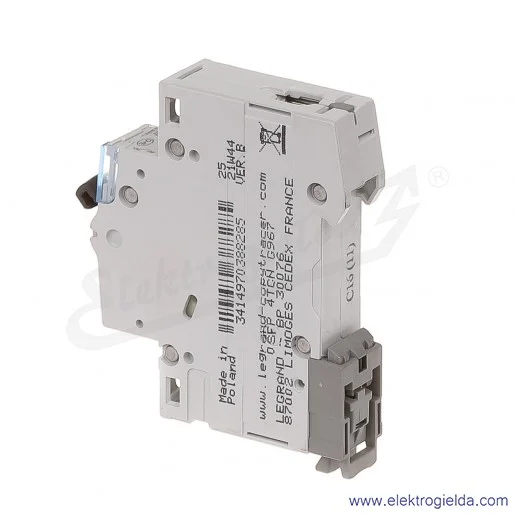 Wyłącznik nadprądowy S301 C 16 1P 6kA AC TX3 Wyłącznik nadprądowy S301 C 16 1P 6kA AC TX3