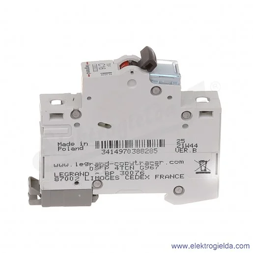 Wyłącznik nadprądowy S301 C 16 1P 6kA AC TX3 Wyłącznik nadprądowy S301 C 16 1P 6kA AC TX3