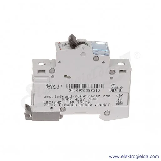 Wyłącznik nadprądowy S301 C 20 1P 6kA AC TX3 Wyłącznik nadprądowy S301 C 20 1P 6kA AC TX3