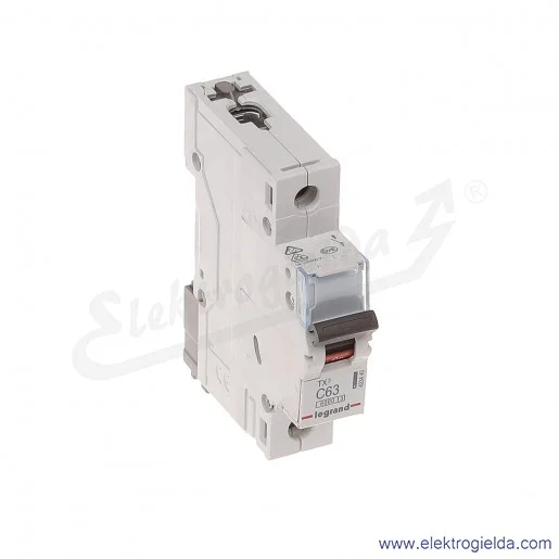 Wyłącznik nadprądowy S301 C 63 1P 6kA AC TX3 Wyłącznik nadprądowy S301 C 63 1P 6kA AC TX3
