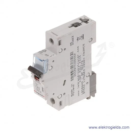 Wyłącznik nadprądowy S301 C 63 1P 6kA AC TX3 Wyłącznik nadprądowy S301 C 63 1P 6kA AC TX3