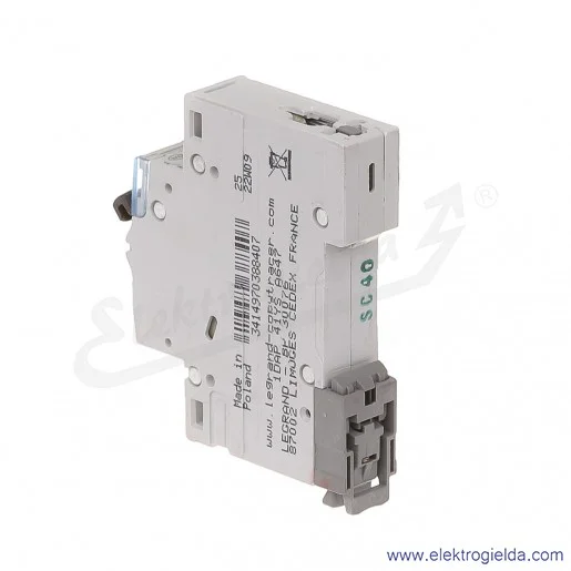 Wyłącznik nadprądowy S301 C 40 1P 6kA AC TX3 Wyłącznik nadprądowy S301 C 40 1P 6kA AC TX3