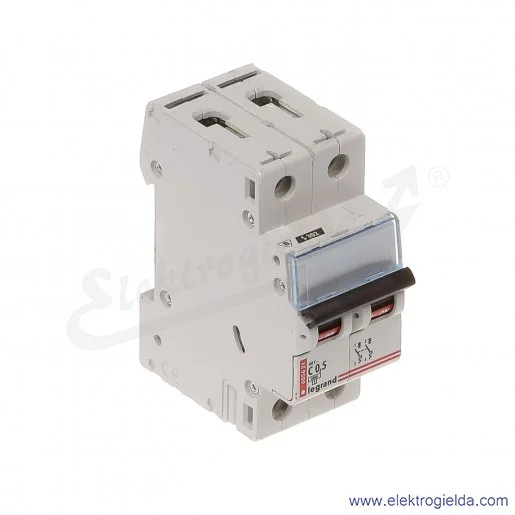 Wyłącznik nadprądowy S302 C 0,5 2P 6kA AC TX3 Wyłącznik nadprądowy S302 C 0,5 2P 6kA AC TX3