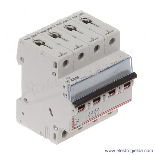 Wyłącznik nadprądowy S304 C 50 4P 6kA AC TX3 Wyłącznik nadprądowy S304 C 50 4P 6kA AC TX3