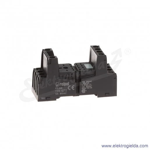 GZT2 GNIAZDO WTYKOWE CZARNE DO PRZEKAŹNIKA R2N GZT2 GNIAZDO WTYKOWE CZARNE DO PRZEKAŹNIKA R2N