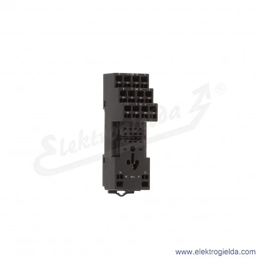 GZMB4 GNIAZDO ZACISKI SPRĘŻYNOWE CZARNE DO PRZEKAŹNIKA R4N GZMB4 GNIAZDO ZACISKI SPRĘŻYNOWE CZARNE DO PRZEKAŹNIKA R4N