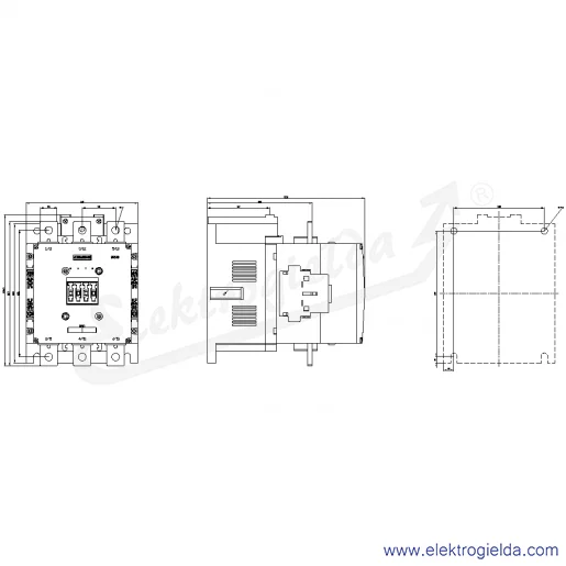 Rysunek wymiarowy Rysunek wymiarowy