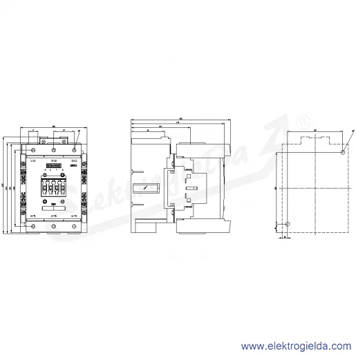 Rysunek wymiarowy Rysunek wymiarowy