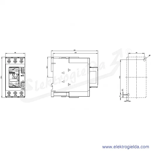 Rysunek wymiarowy Rysunek wymiarowy