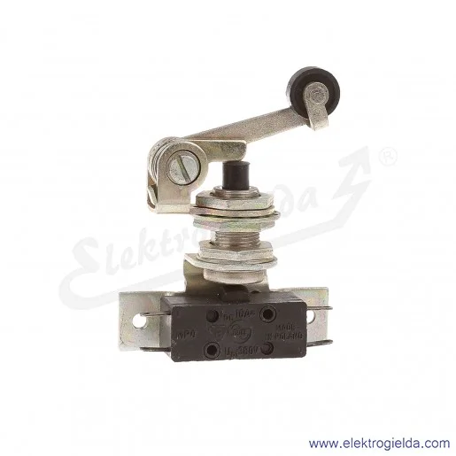 Łącznik krańcowy W0-59-182092_OK MP0-3 OK miniaturowy z napędem teleskopowym z dźwignią i rolką 1Z+1R Łącznik krańcowy W0-59-182092_OK MP0-3 OK miniaturowy z napędem teleskopowym z dźwignią i rolką 1Z+1R