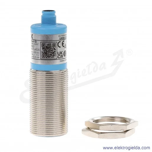 Czujnik ultradźwiękowy 6036923 UM30-213118 tuleja M30 zasięg 200..1300mm,2000mm 1x analog, 1x PNP, zasilanie 9..30VDC, wyjście 4 Czujnik ultradźwiękowy 6036923 UM30-213118 tuleja M30 zasięg 200..1300mm,2000mm 1x analog, 1x PNP, zasilanie 9..30VDC, wyjście 4