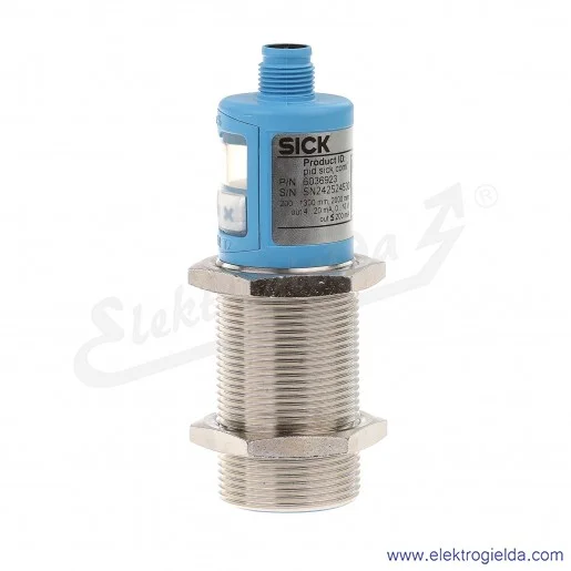 Czujnik ultradźwiękowy 6036923 UM30-213118 tuleja M30 zasięg 200..1300mm,2000mm 1x analog, 1x PNP, zasilanie 9..30VDC, wyjście 4 Czujnik ultradźwiękowy 6036923 UM30-213118 tuleja M30 zasięg 200..1300mm,2000mm 1x analog, 1x PNP, zasilanie 9..30VDC, wyjście 4