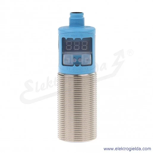 Czujnik ultradźwiękowy 6036923 UM30-213118 tuleja M30 zasięg 200..1300mm,2000mm 1x analog, 1x PNP, zasilanie 9..30VDC, wyjście 4 Czujnik ultradźwiękowy 6036923 UM30-213118 tuleja M30 zasięg 200..1300mm,2000mm 1x analog, 1x PNP, zasilanie 9..30VDC, wyjście 4