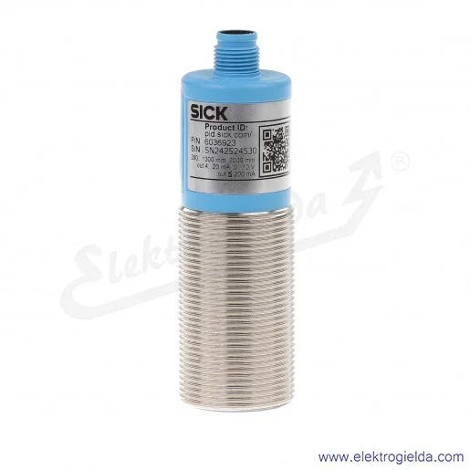 Czujnik ultradźwiękowy 6036923 UM30-213118 tuleja M30 zasięg 200..1300mm,2000mm 1x analog, 1x PNP, zasilanie 9..30VDC, wyjście 4 Czujnik ultradźwiękowy 6036923 UM30-213118 tuleja M30 zasięg 200..1300mm,2000mm 1x analog, 1x PNP, zasilanie 9..30VDC, wyjście 4