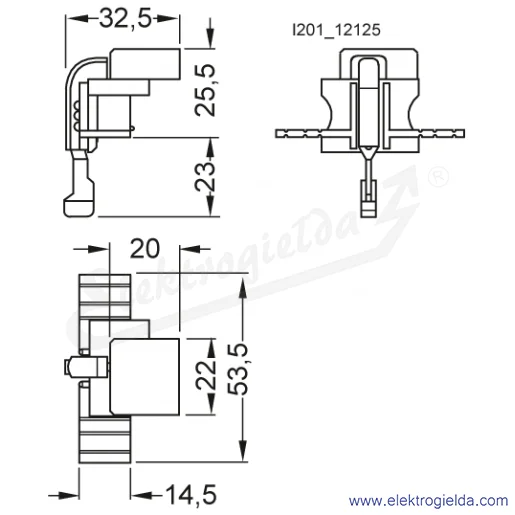 Rysunek wymiarowy Rysunek wymiarowy