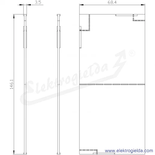 Rysunek wymiarowy Rysunek wymiarowy