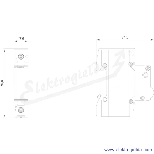 Rysunek wymiarowy Rysunek wymiarowy