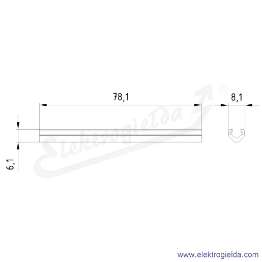 Rysunek wymiarowy Rysunek wymiarowy